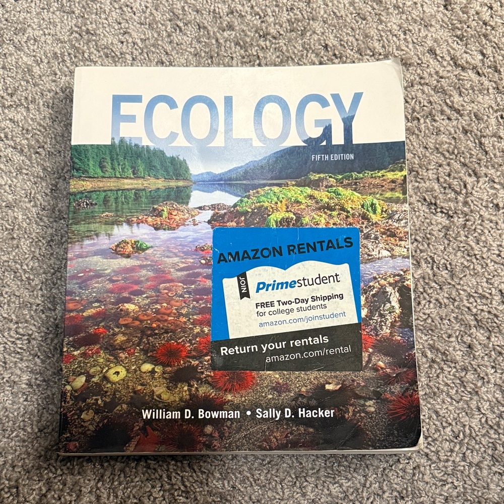 Ecology Fifth Edition Textbook